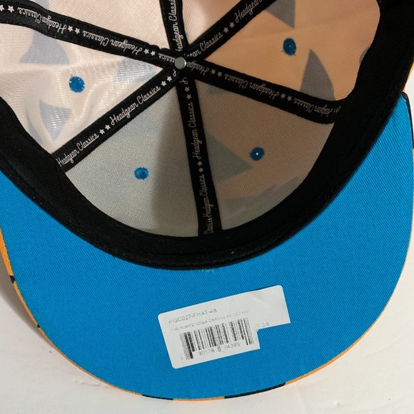 Headgear Classics Hat HGC Fitted Flintstones 1960 Fred Orange Black Cap 7 3/8 - Picture 7 of 8